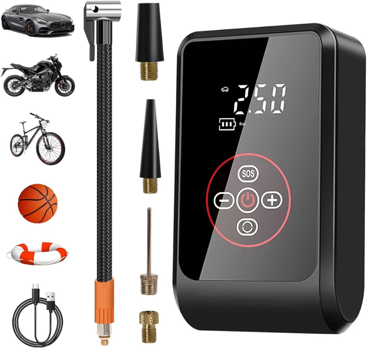 Autobanden Pomp - Elektrische Fietspomp - Compressor - Luchtcompressor
