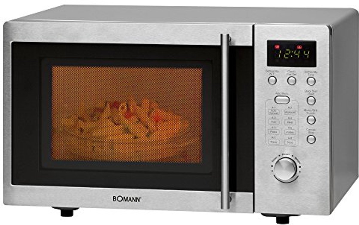 Kleine Magnetron met Grill en 8 Programma's | 1000 Watt, 20 Liter, Ruimtebesparend