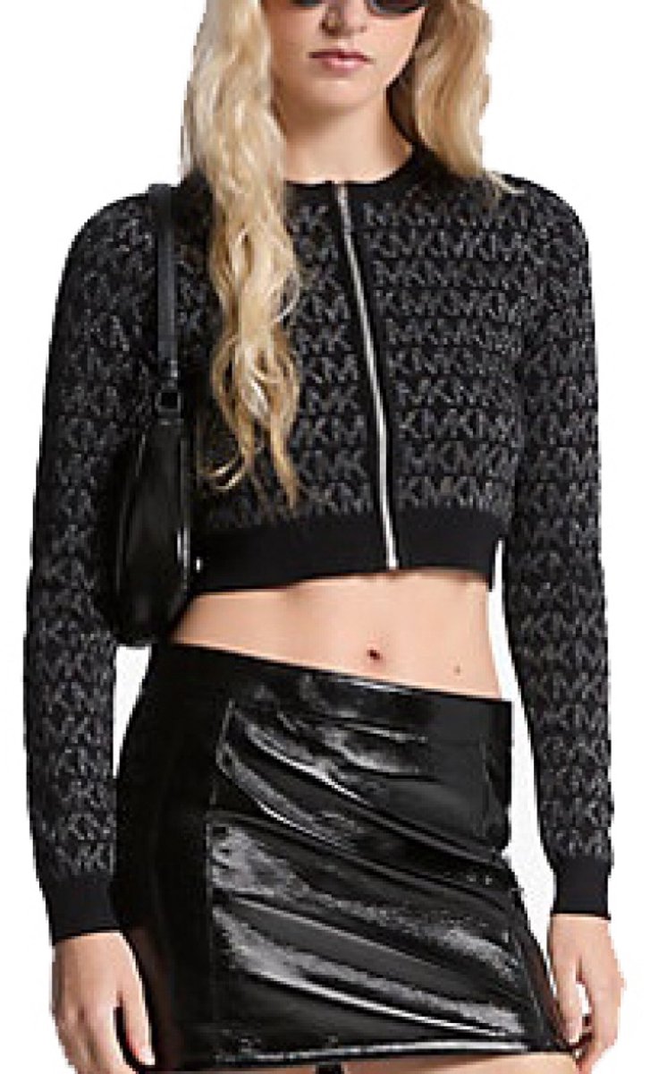 MICHAEL KORS MK NK ZIP CARDI Zwart L EU