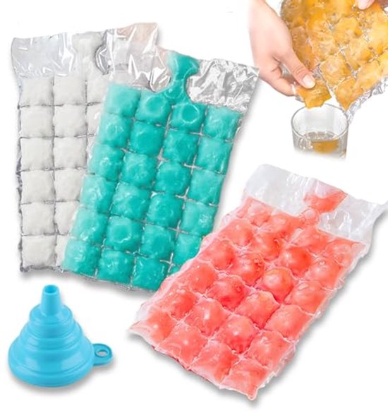 100 Stuks Ijsblokjeszakjes Praktische Zakjes Voor IJsblokjes Voor 100-stuks-ijsblokjeszakjes-praktische-zakjes-voor-ijsblokjes-voor