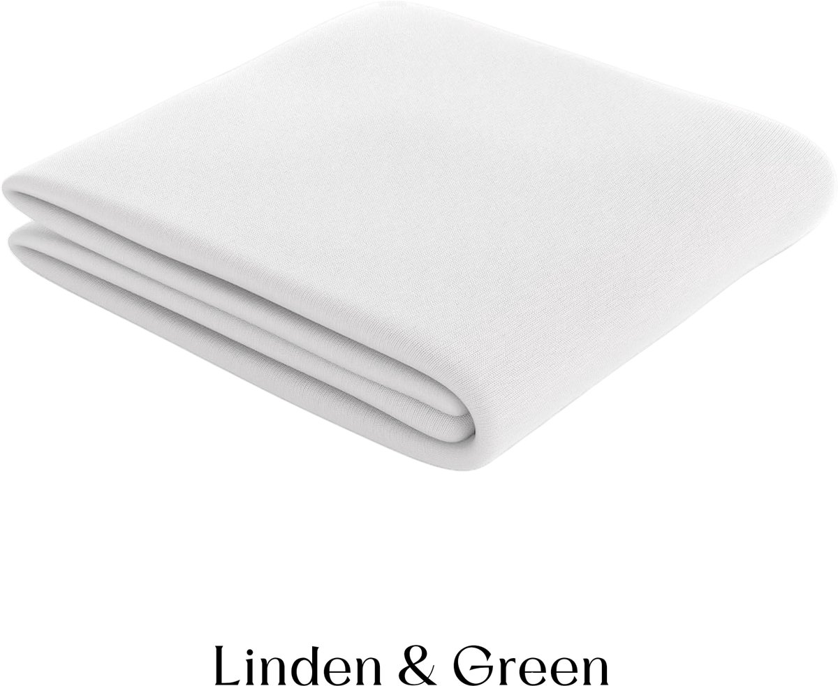 L&G - %100 Katoen Hoeslaken 160x200 cm - tot 25cm Matrasdikte- Rondom Elastiek - Wit