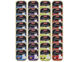 Kattenvoer Nat Zonder Granen en Suiker - Vlees & Vis Diversiteit (32 x 100 g)