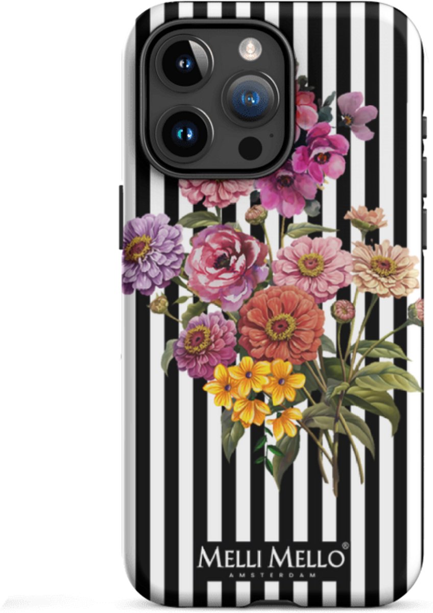 Melli Mello Telefoonhoesje Striped Grace (Tough Case) - Apple iPhone 15 Pro Max