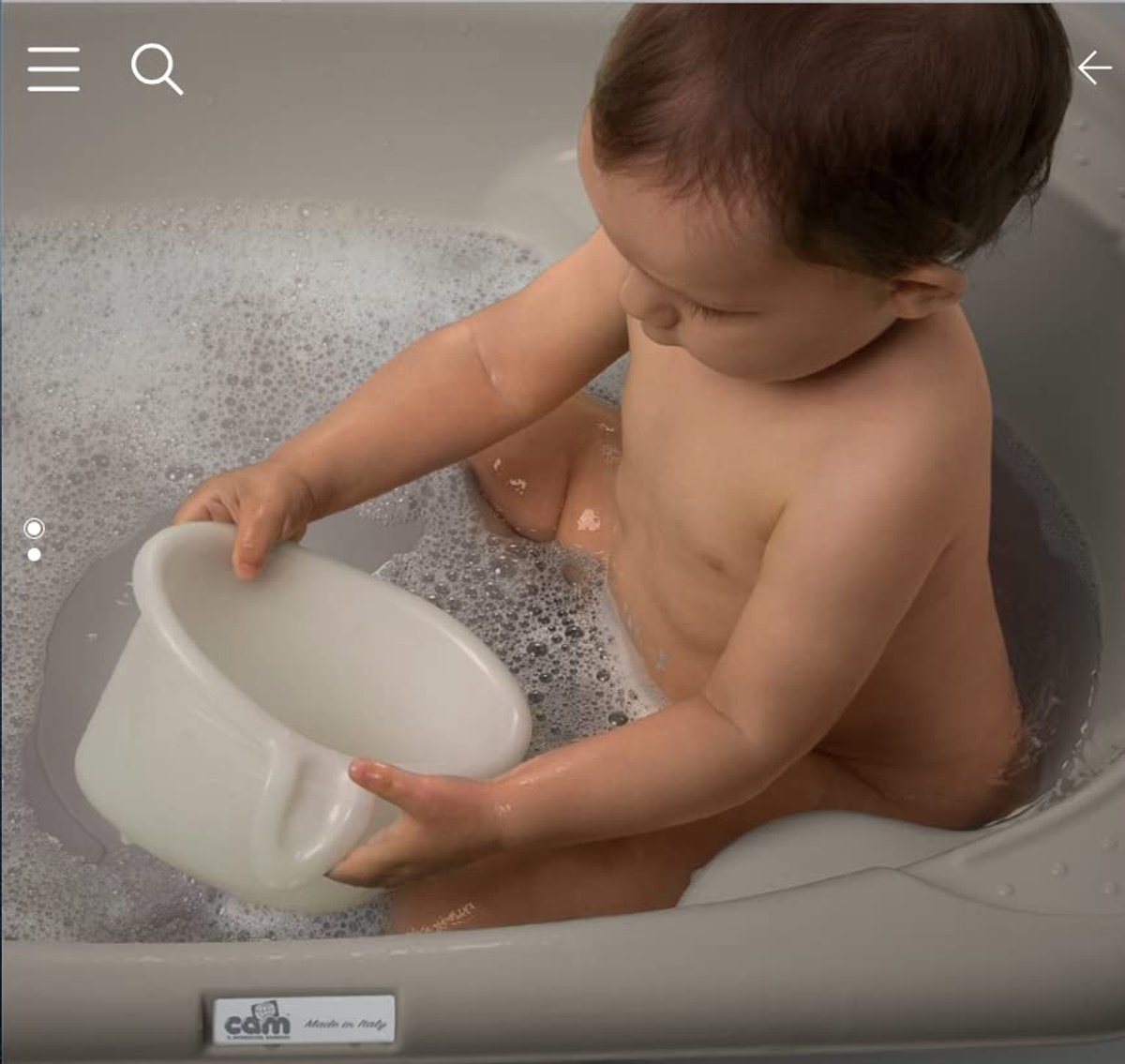 Babybadje voor 0 tot 12 maanden - Wit - Perfect voor elke badkamer
