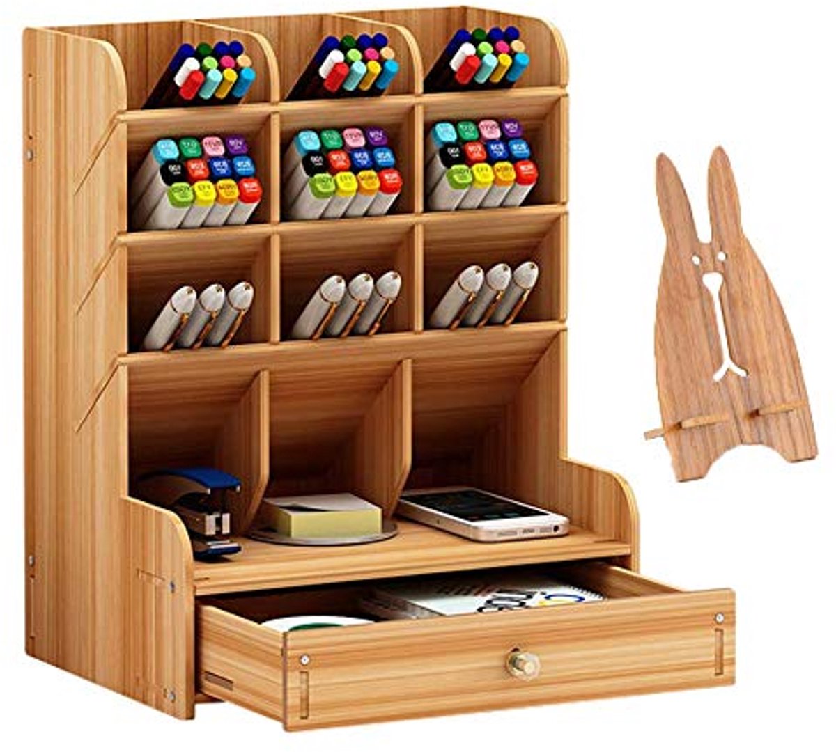 Multifunctionele Bureau-Organizer voor Kantoor en School met Lade