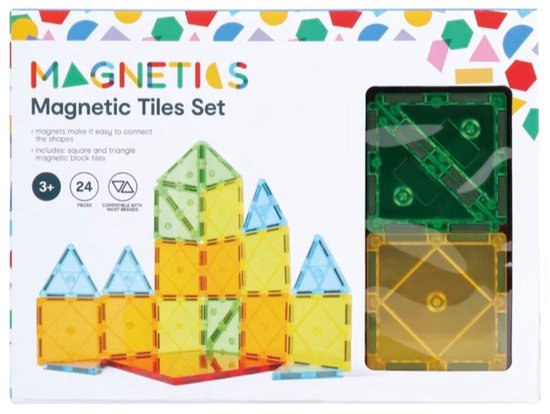 Magnetics Magnetic Tiles Set