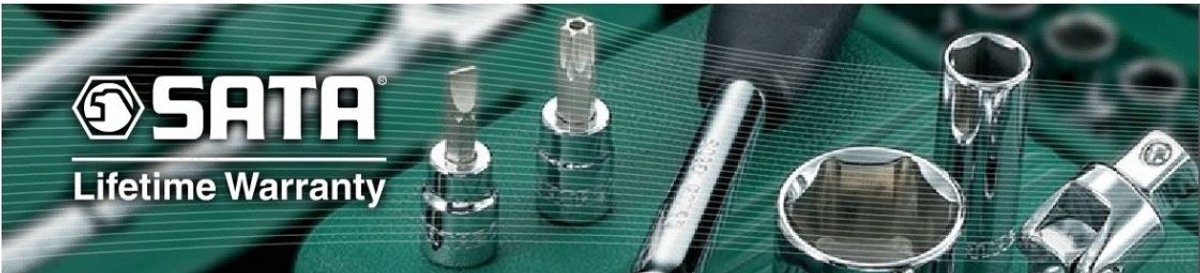 SATA GL12318 Dopslagsleutel 3/8" Metrisch 6-kant 24mm