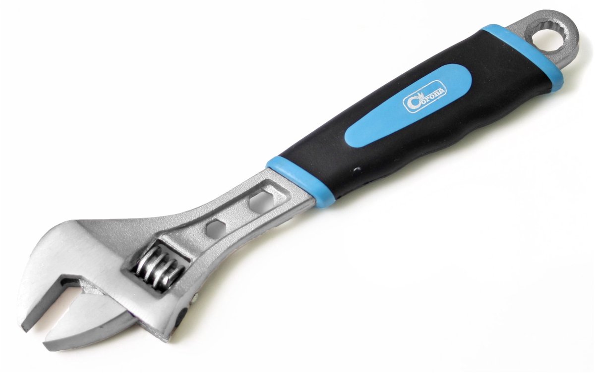 Verstelbare Zwedse Sleutel 8" (200mm) 0-24mm CR-V