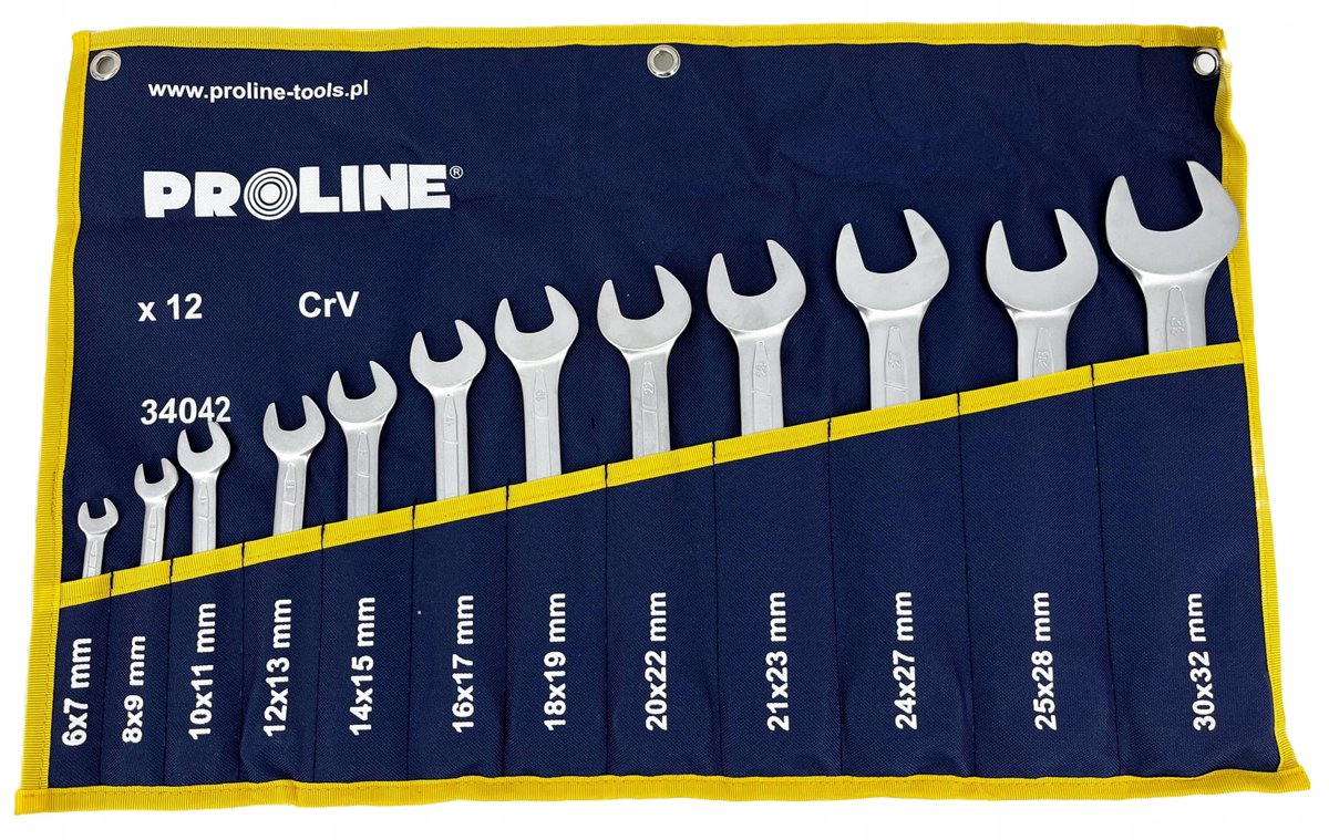 PROLINE Professionele Ringsleutelset CrV - 12 Stuks (6-32mm)
