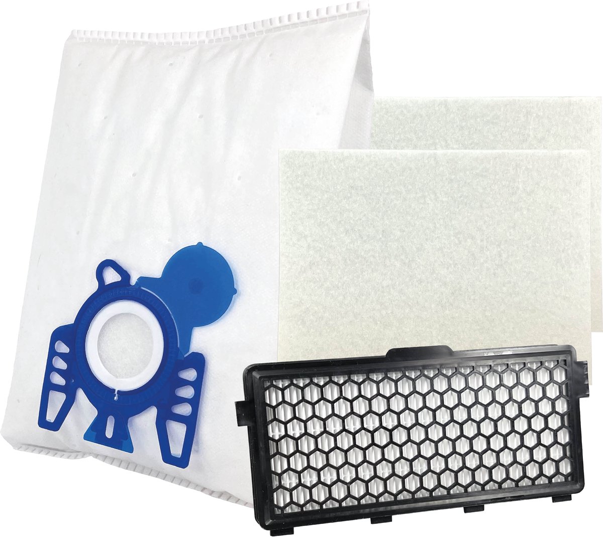 Parts4 20 PARTS4® Stofzuigerzakken + HEPA & motorfilters geschikt voor Miele Complete C2, Complete C3, S5, S8 serie | Complete set met 20 stofzuigerzakken model GN 9917739, HEPA H12 filter en 2 motorfilters