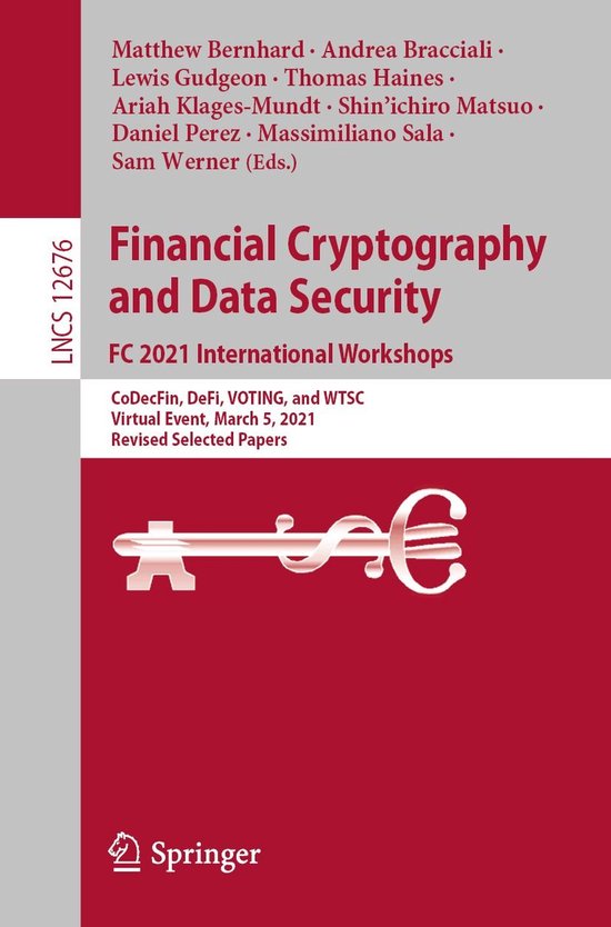 Springer Nature Proceedings Computer Science - Financial Cry ... - cover