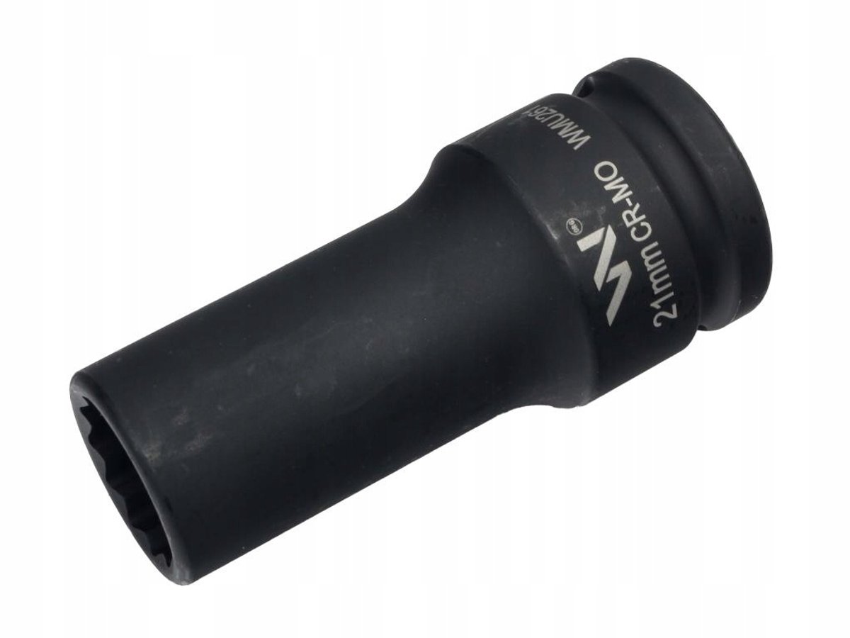 Slagdoppensleutel 3/4" 12-kant CrMo 21mm 90mm SLIM