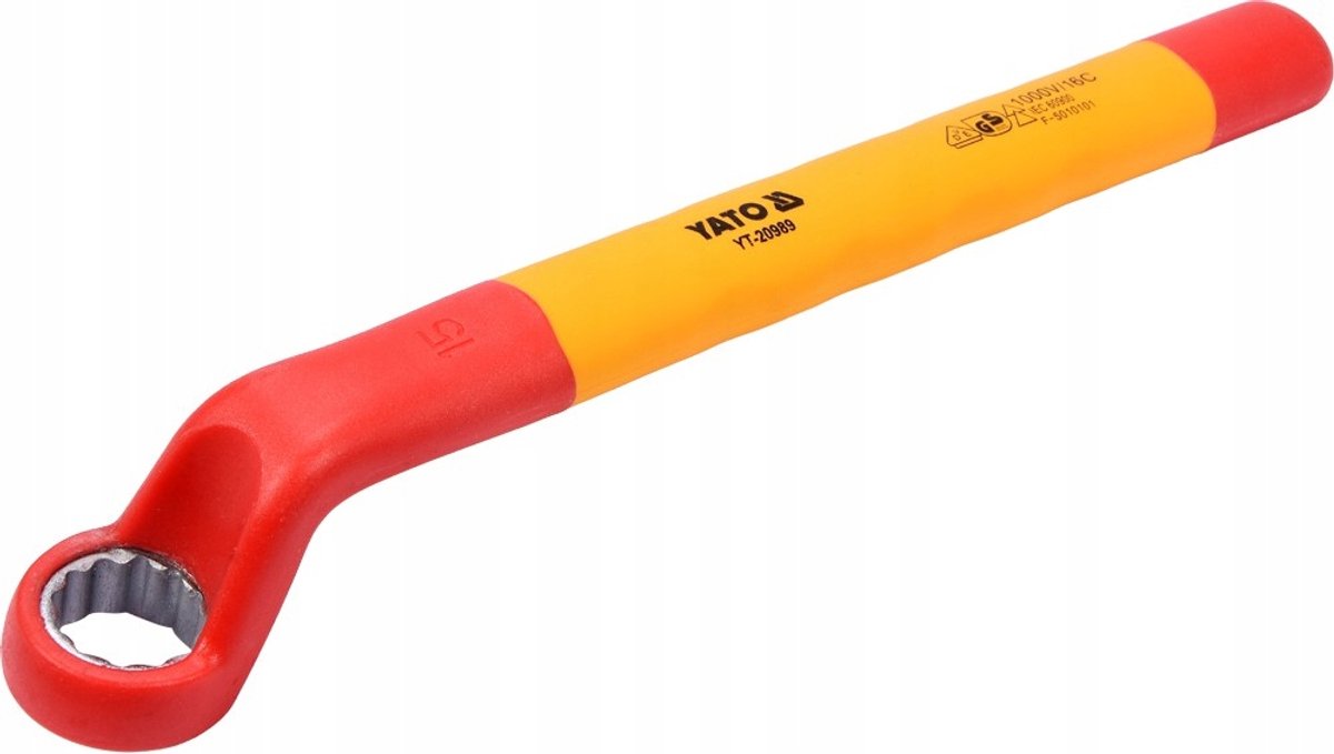 Geïsoleerde ringdopsleutel 15 mm VDE Yato