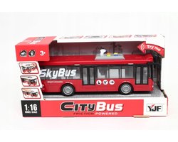 Trolleybus met Frictie Aandrijving, Licht & Geluid - 30cm