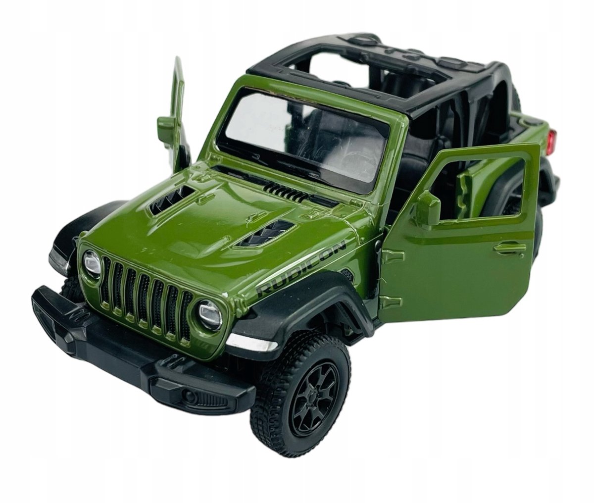 RMZ City Jeep Wrangler Rubicon Metaal Groen 11cm Nieuw