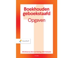 Omslag van Boekhouden geboekstaafd 1 Opgavenboek