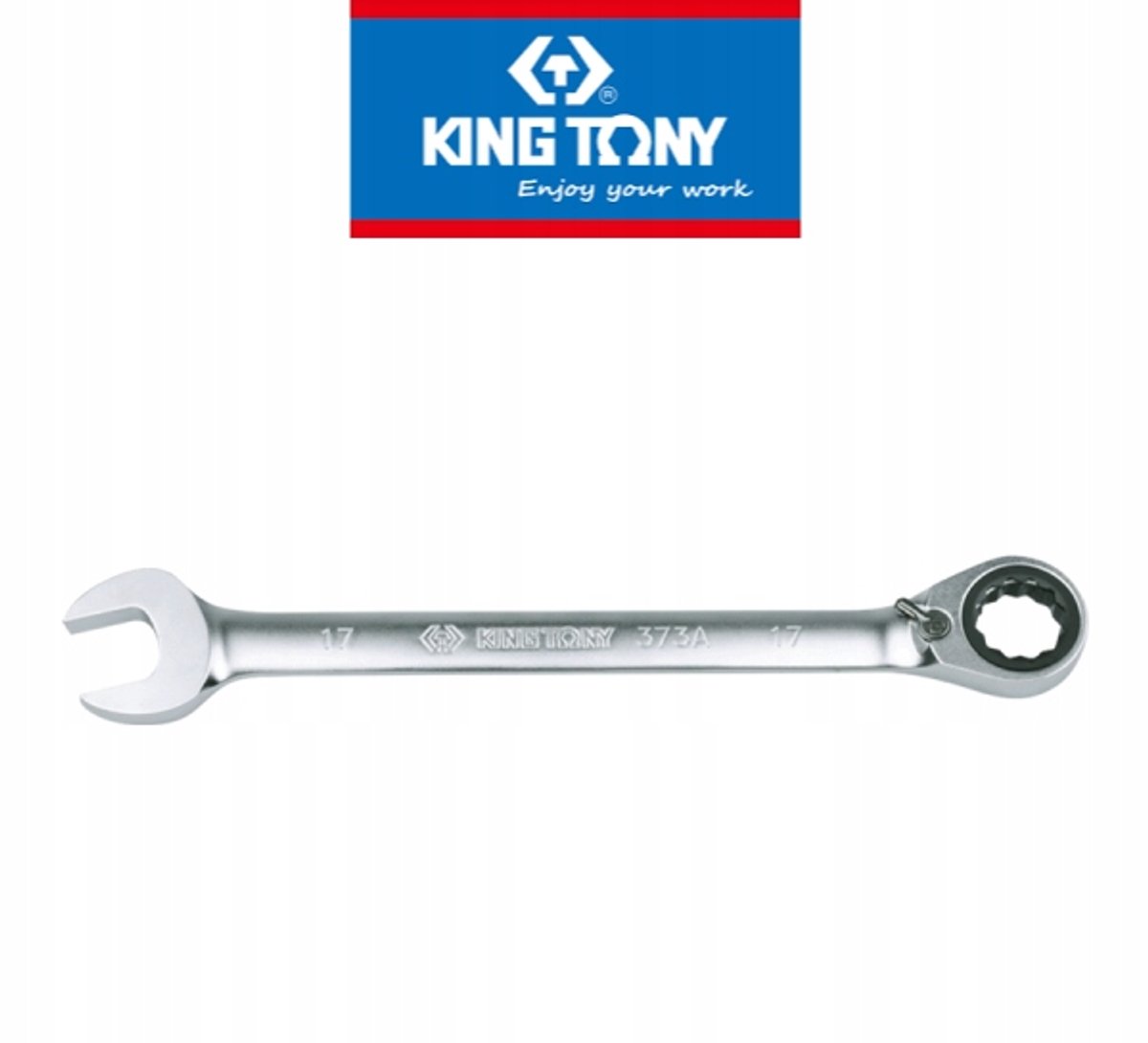 Ringsleutel met Ratel en Vergrendeling, 11mm, King Tony