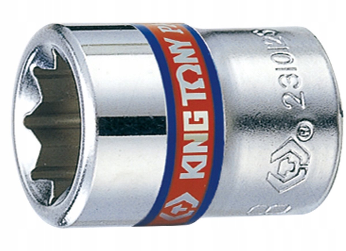 King Tony 1/4" dopsleutel 5/16" x 24 mm, 8-hoek, Cr-V