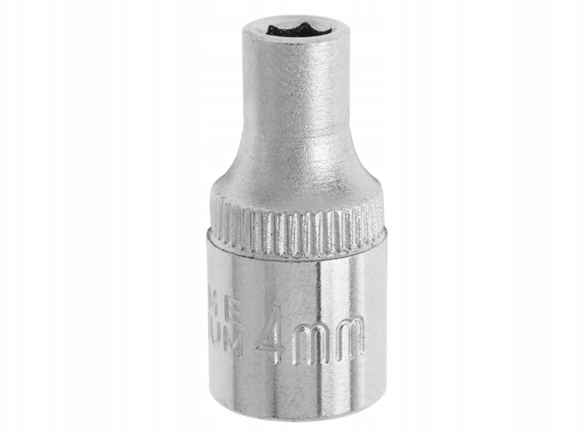 Dop 1/4" 4mm Zeskant - Krachtdoppen