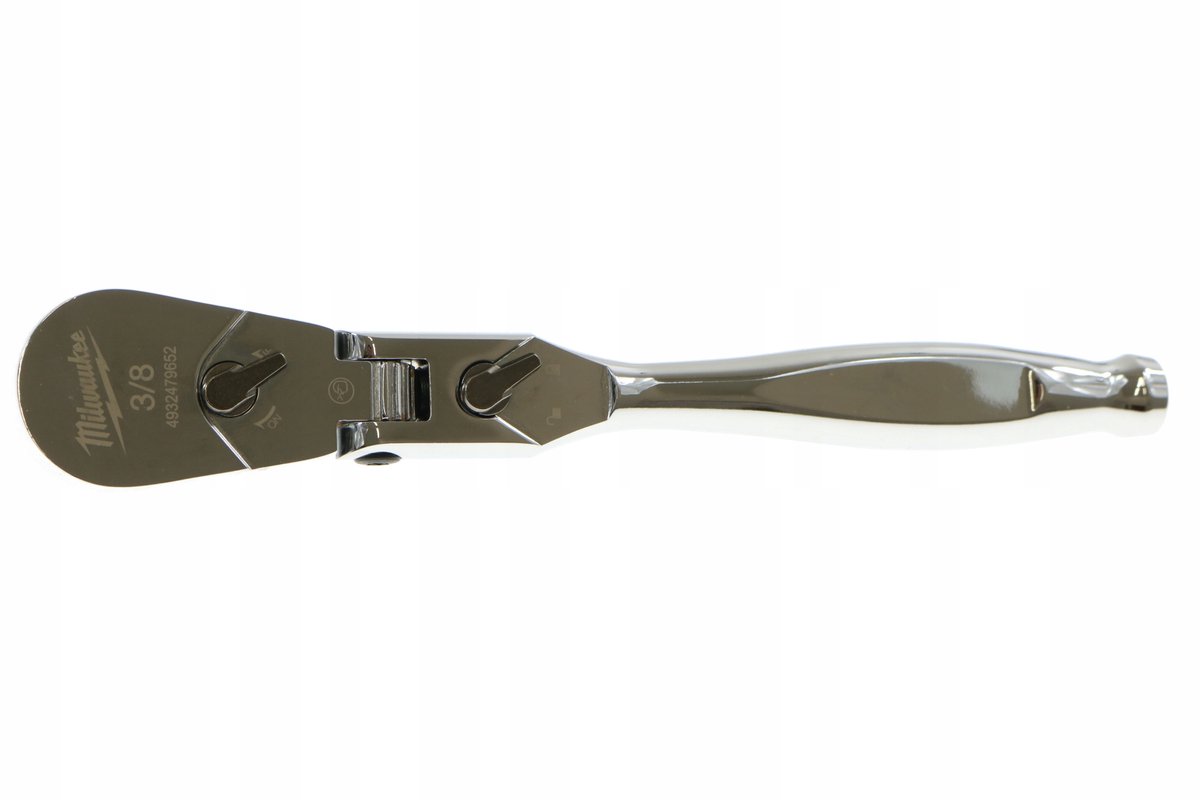 Milwaukee ratel met draaibare kop 3/8" 216 mm