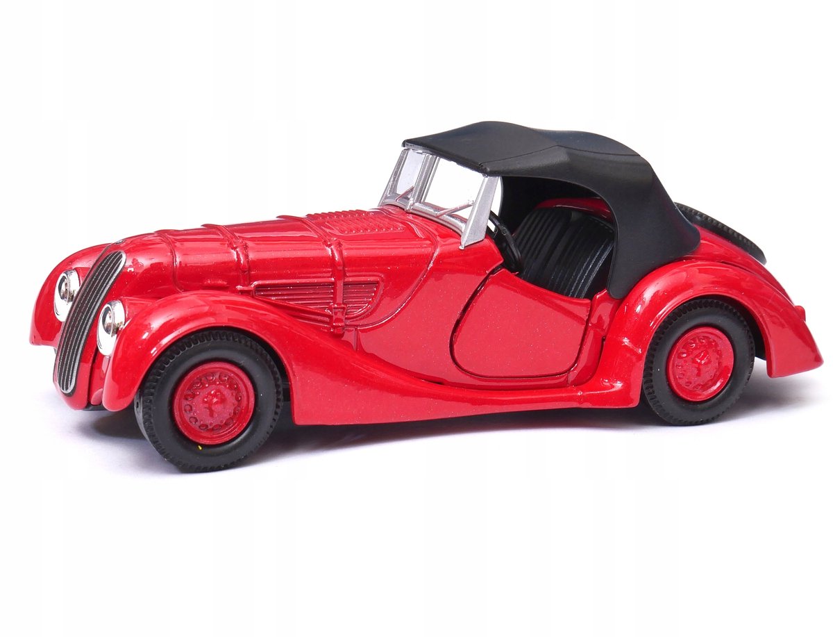 Welly BMW 328 Cabrio Modelauto Schaal 1:34 Rood
