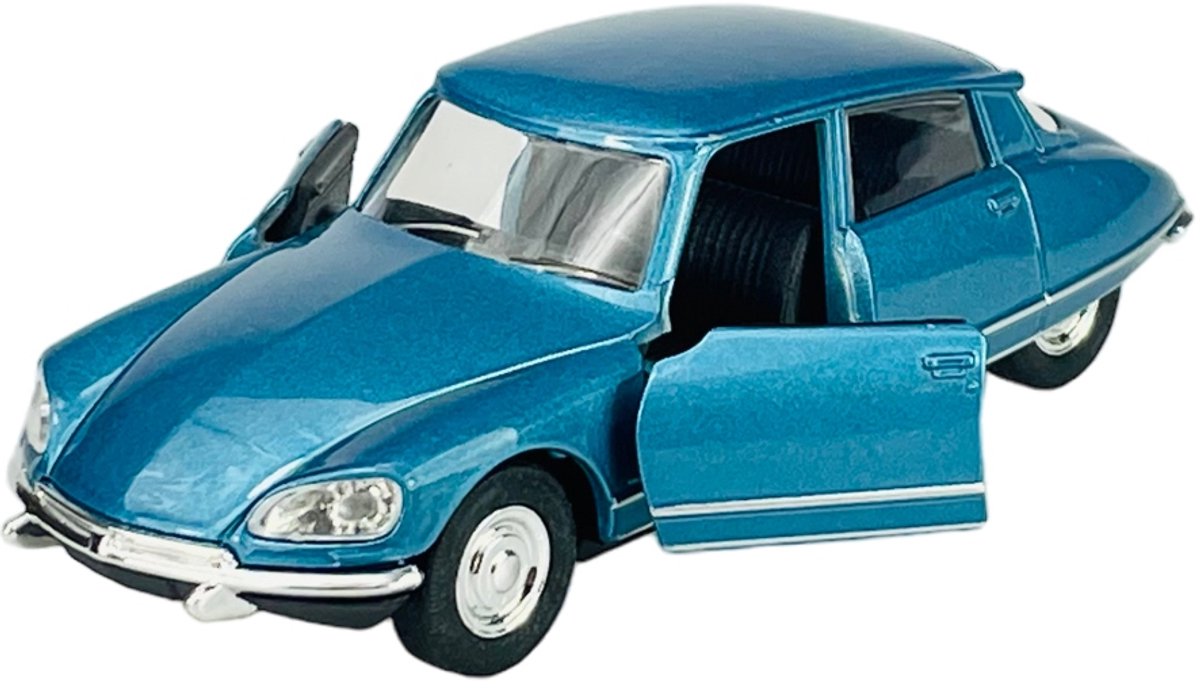 Welly Citroën DS23 1973 Blauw Metaal Modelauto 1:34