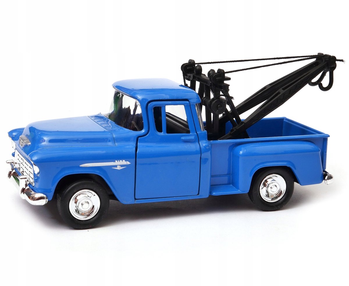 Welly Chevrolet Stepside Sleepwagen 1955 Modelauto 1:34 Blauw