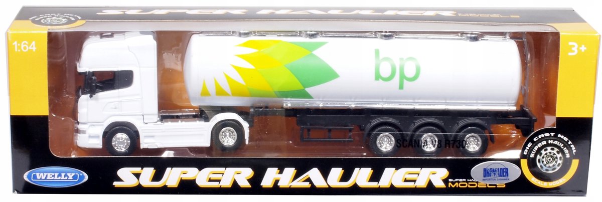 Welly Scania Tankwagen Vrachtwagen Model - Schaal 1:64
