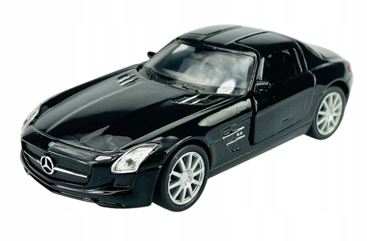 Welly Mercedes-Benz SLS AMG zwart metaal model 1:34 - nieuw