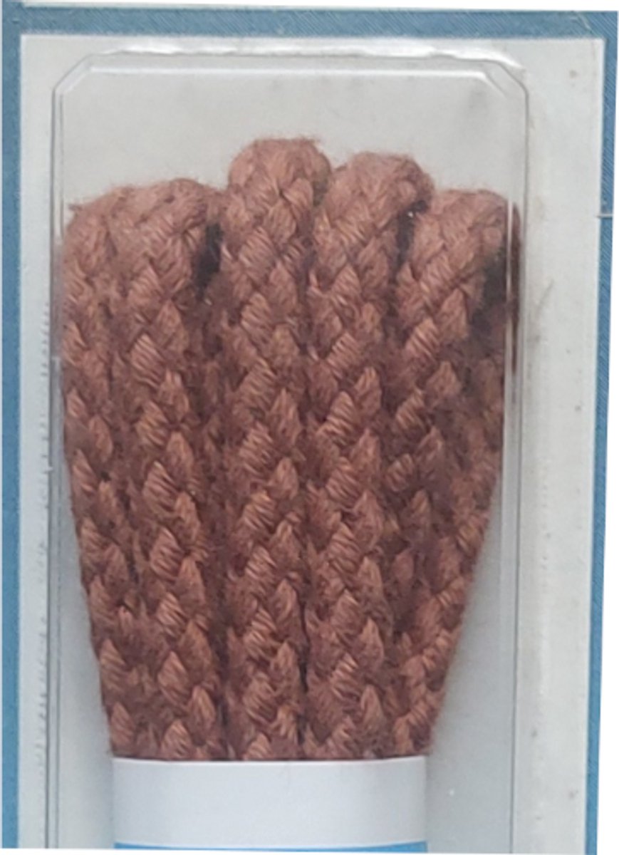 Cordial Veter - Cognac - Rond - Koord Veters - Lengte 90 cm - Dikte 4 mm - Schoenveter