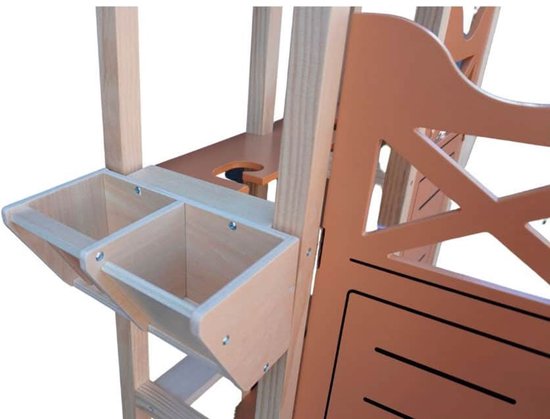 ByToiZZ Houten Stal voor Stokpaardjes 104x84x27 CM - Paardenstal - Stokpaardje Speelgoed - Hobby Horse - Stokpaard Spullen van Merkloos — afbeelding 5