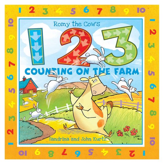 Romy the Cow's 123 Counting on the Farm - cover