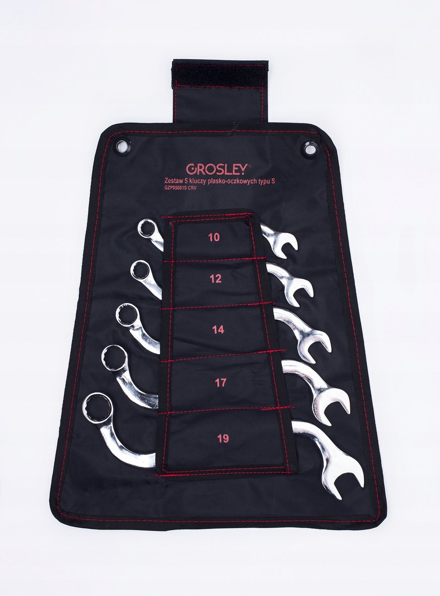 Grosley GR50084 S-type ringsleutelset, 5-delig