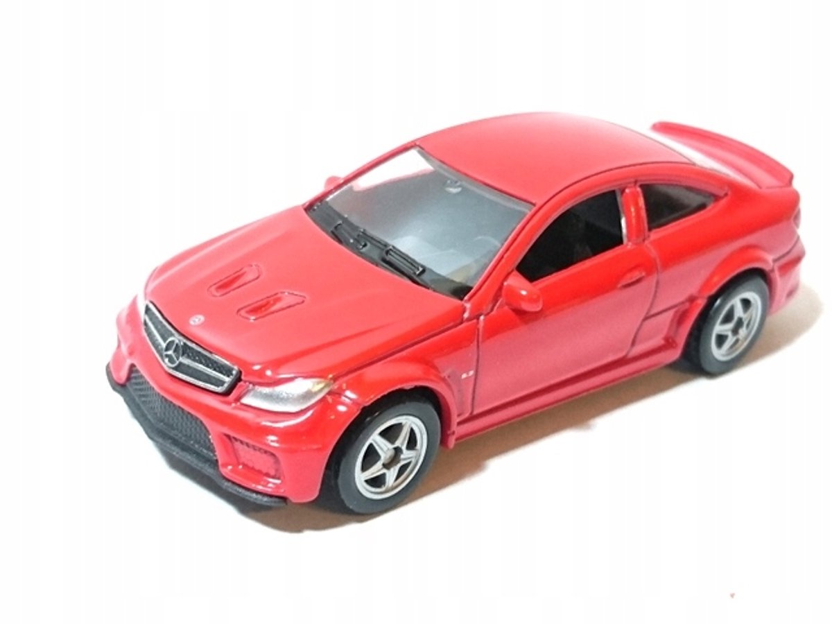 Mercedes-Benz C63 AMG Modelauto Rood Welly 1:60