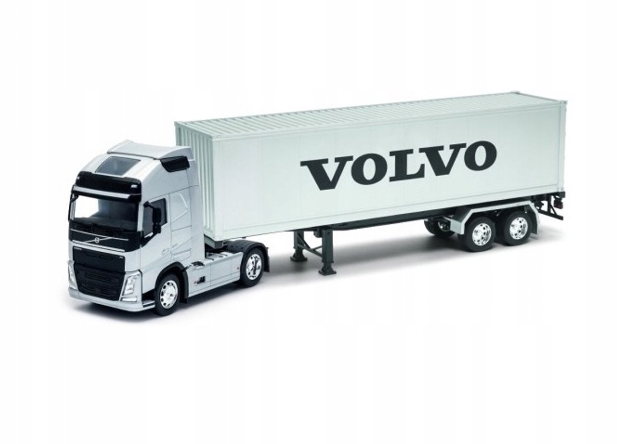 Welly Volvo FH 500 Vrachtwagen met Trailer Schaal 1:32 Metaal