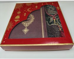 FIRASET Luxe Koran Set – Islamitisch Cadeau, QR Audio & Meertalige Vertaling (EN/FR/DE/TR/ES), Gebedskleed, Tasbih & Geschenkdoos