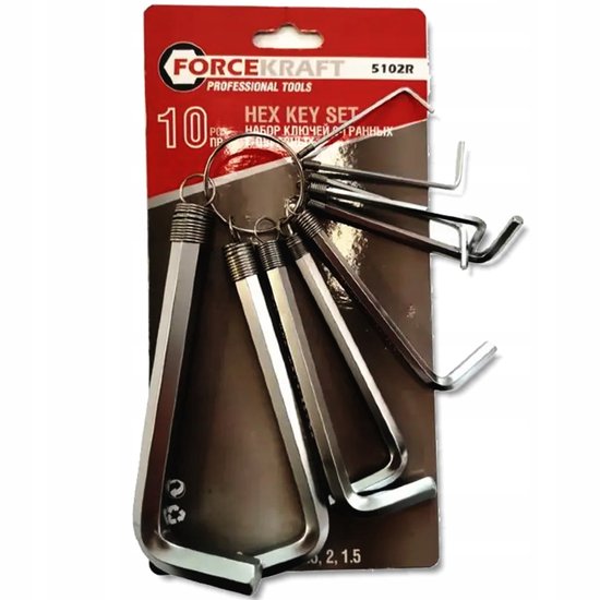 Milwaukee Inbussleutelset 1,5 mm-10 mm 9-delig metrisch