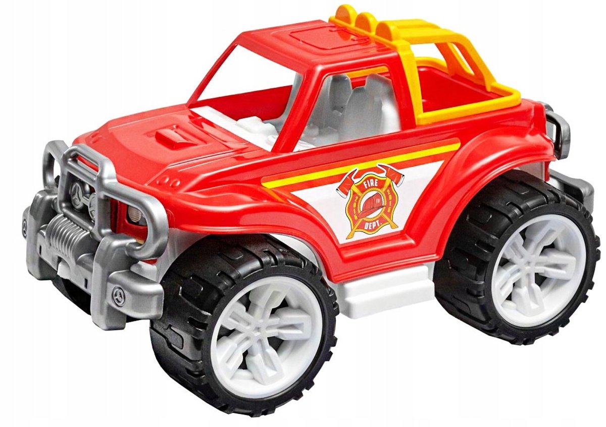 Technok Terrein Brandweerwagen Speelgoed - Rood