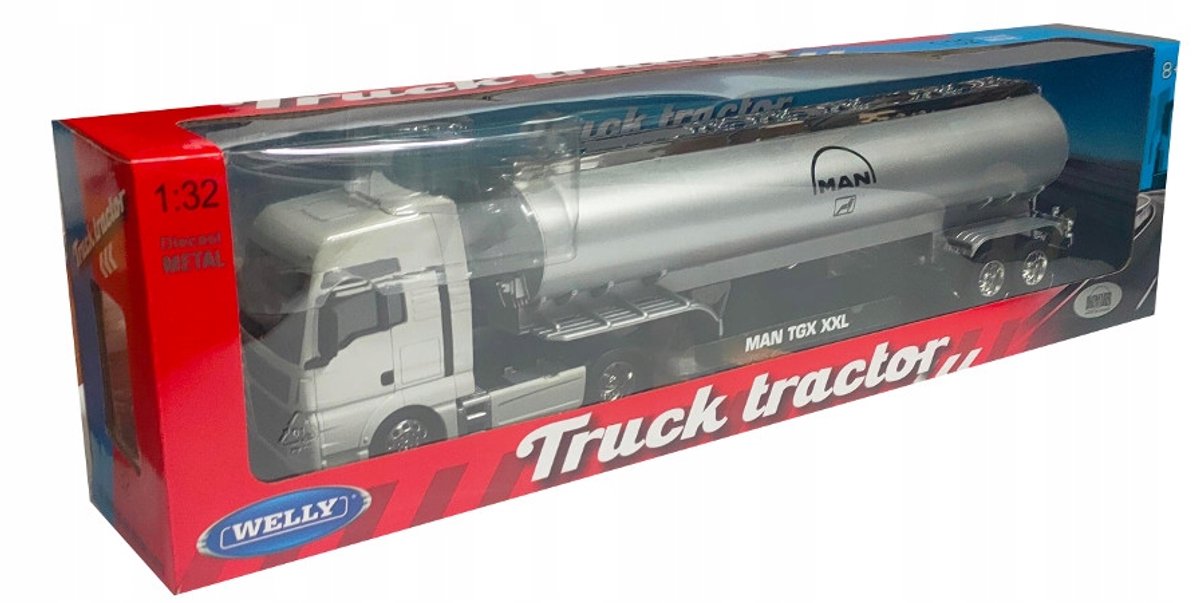 Welly MAN TGX XXL Tankwagen Vrachtwagen Speelgoed 1:32