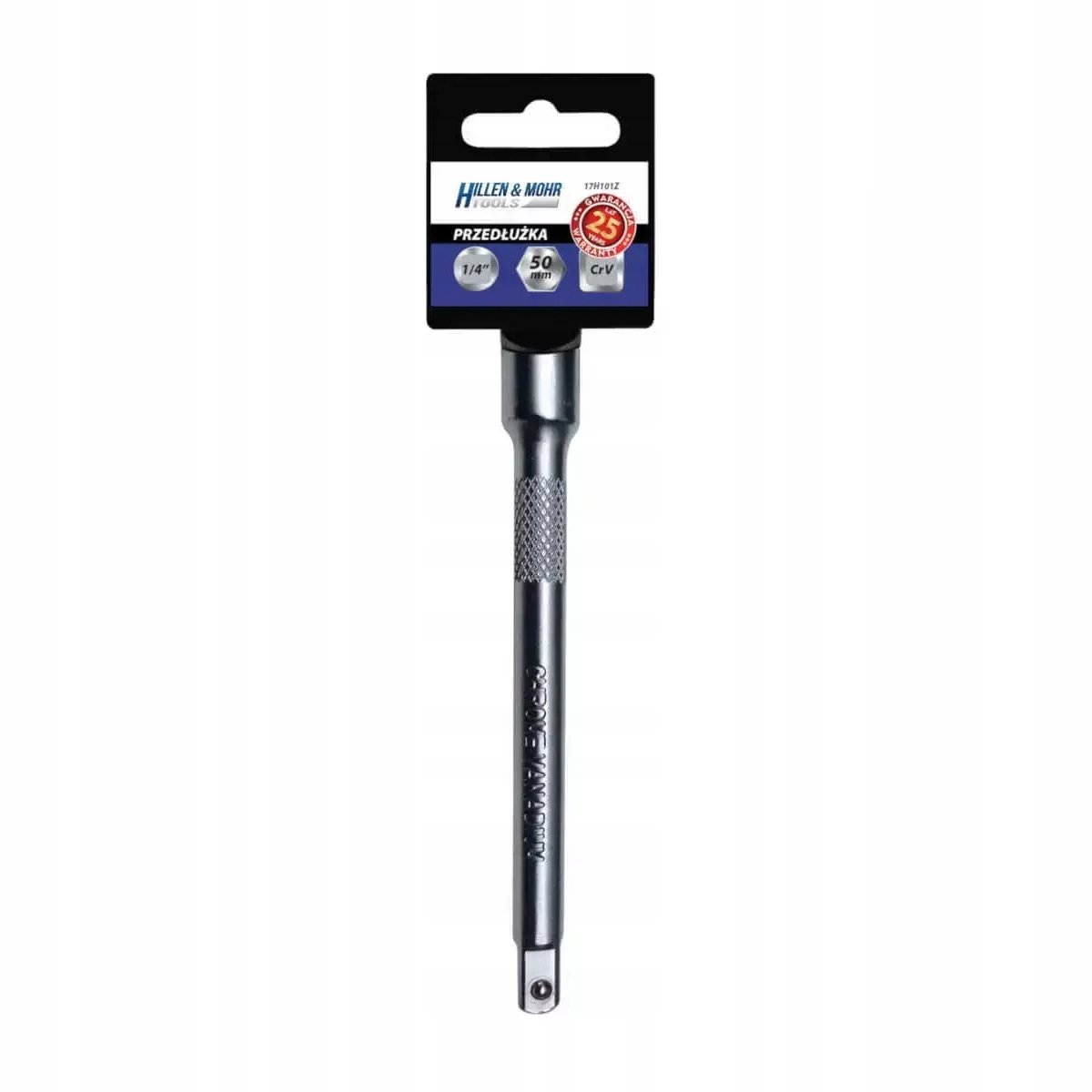 Hillen&Mohr 1/4" Verlengstuk 75mm CrV Staal