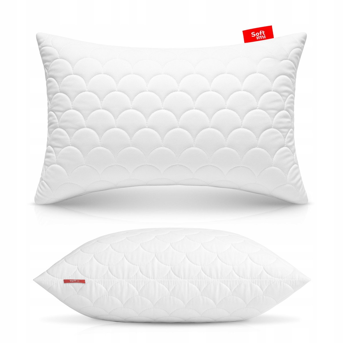 Softimi Anti-allergische kussens 40x60cm - Gevuld & Watteerd