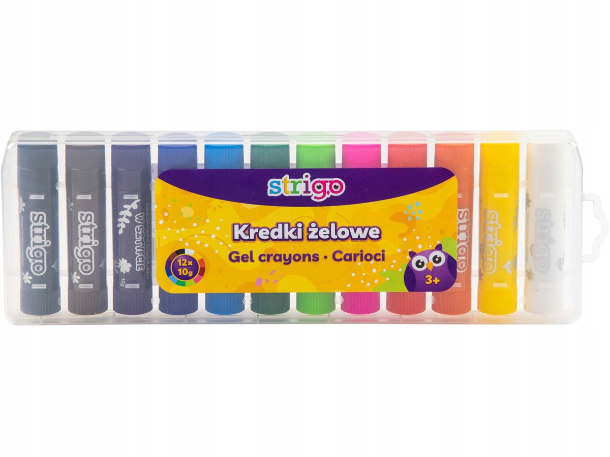 Strigo Flamaster Set in Emmer - 12 levendige kleuren