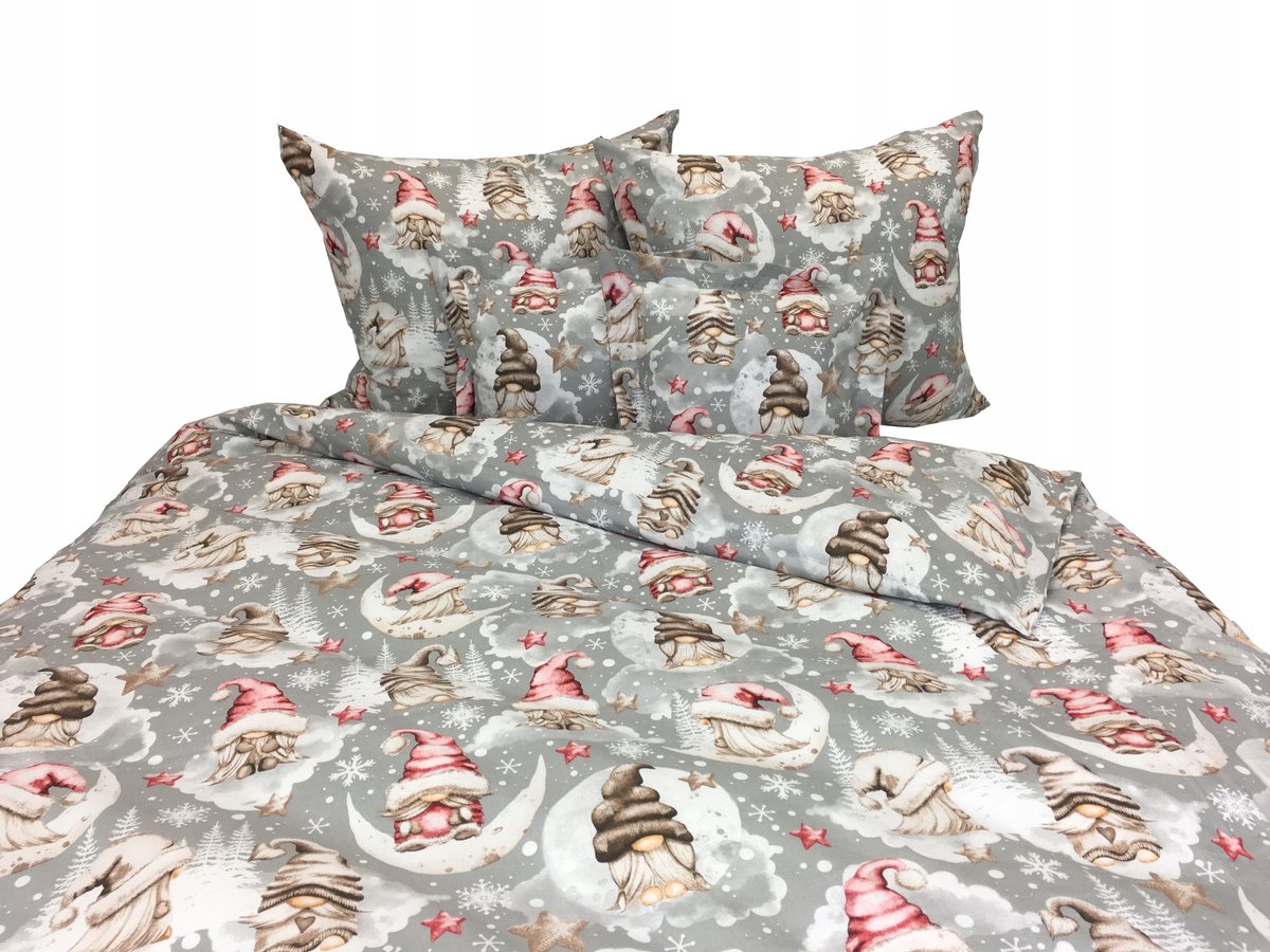 Kerst katoenen dekbedovertrek D'Lux 140x200 cm, Nederlands product