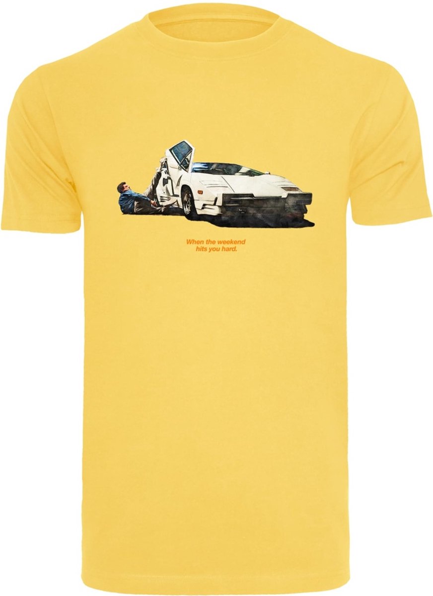 Mister Tee Weekend Wolf Heren Tshirt L Geel