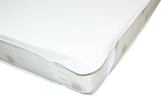 TULENA Microvezelhoes met ritssluiting voor matras, 80x200 cm, hoogte van 17 tot 19 cm, gewatteerd, wit, hypoallergeen, Öko-Tex gecertificeerd