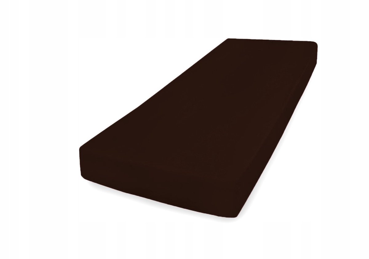 Matex Jersey Hoeslaken met Elastiek 190x210/200x220cm - Bruin