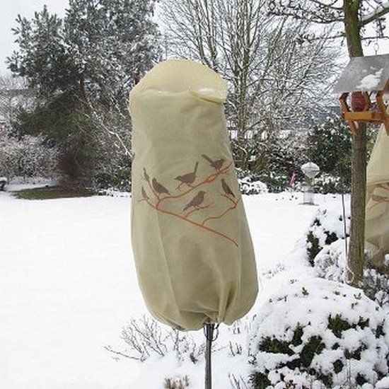 Vliesdoek voor planten en bomen tegen vorst: alle soorten op een rij 27 Vorst beschermhoes 90 x 110 cm - vogels