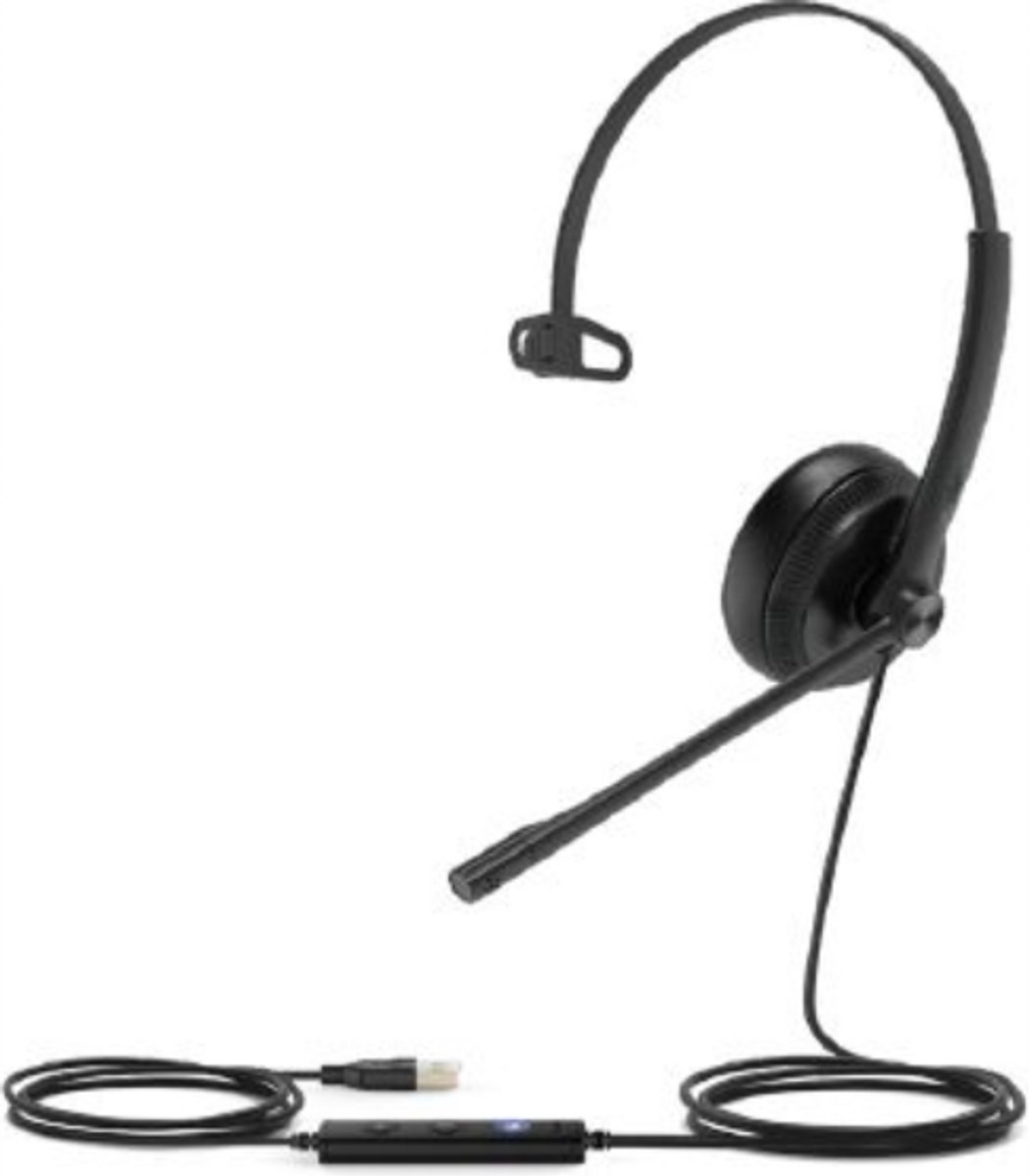 Yealink UH34 Lite Headset Bedraad Hoofdband Kantoor/callcenter Zwart