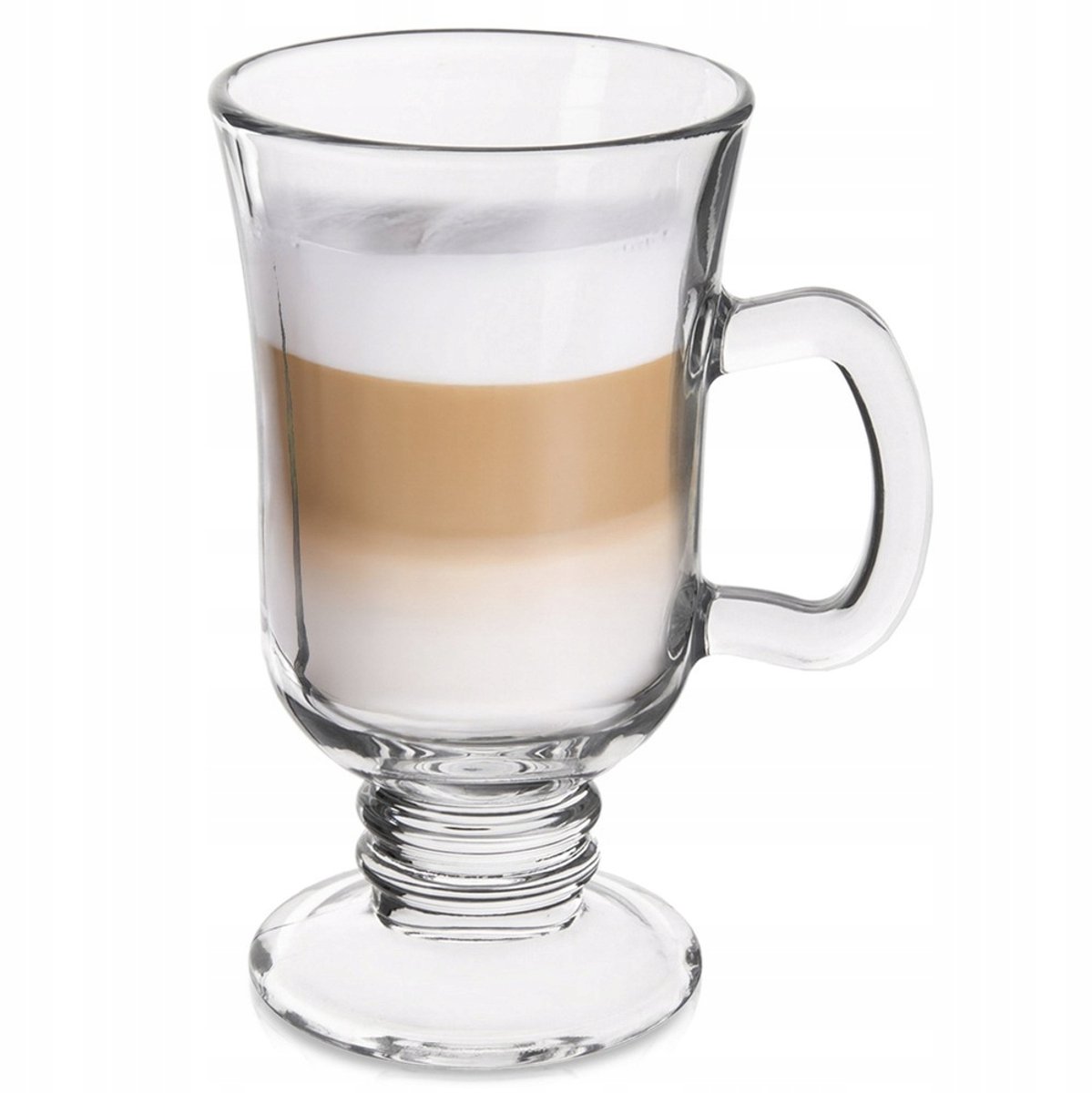 Orion Latte Glas 250 ml - Elegant glas met steel en handvat
