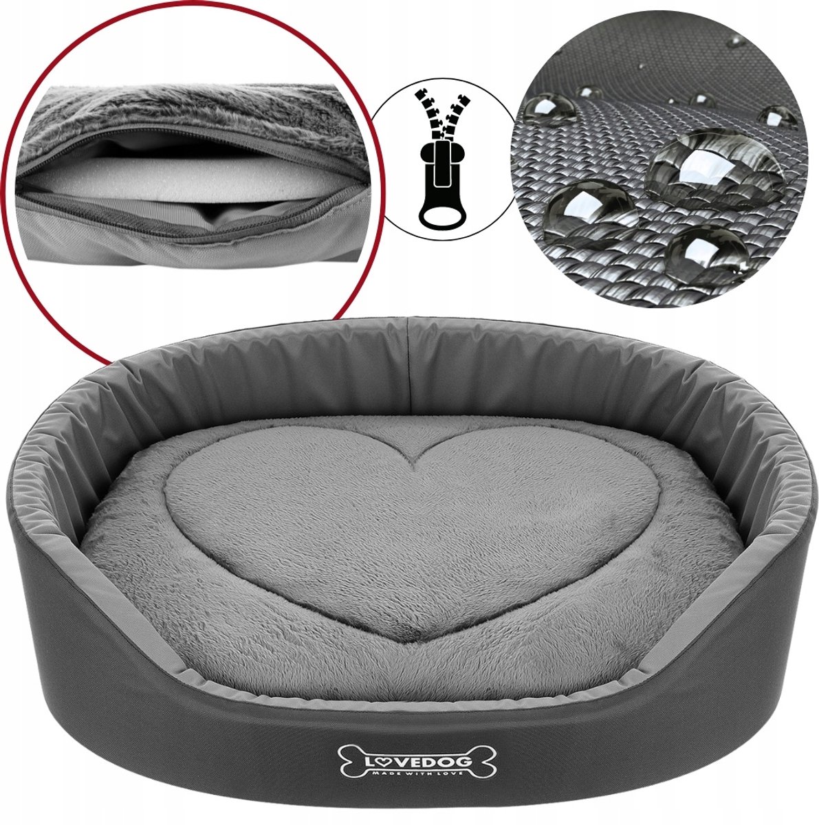 Lovedog Hondenmand Kattenmand Waterdicht Maat S 50x40cm